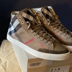 Men’s Burberry Hightop Sneakers